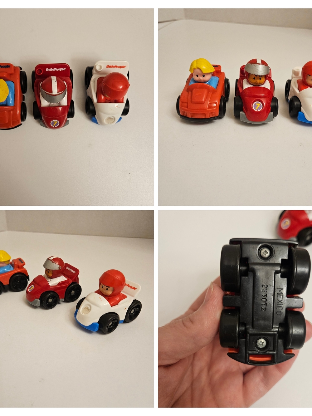 Fisher-Price Little People Wheelies toy cars 3 Piece Lot